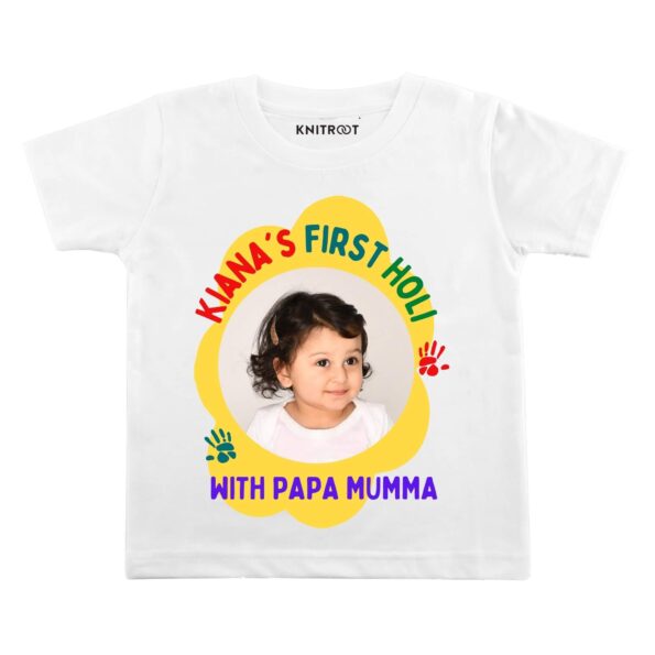 First Holi papa mumma w t
