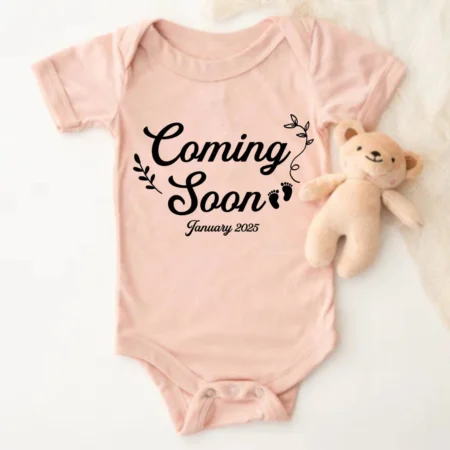 Pregnancy Announcement Coming Soon Onesie