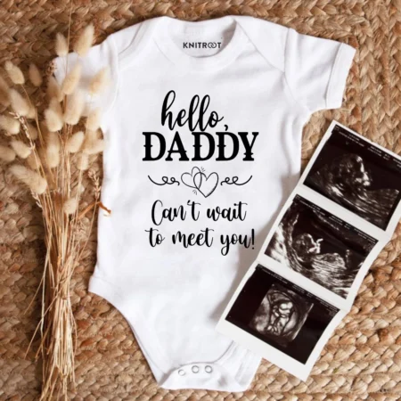 Hello Daddy Baby Onesie