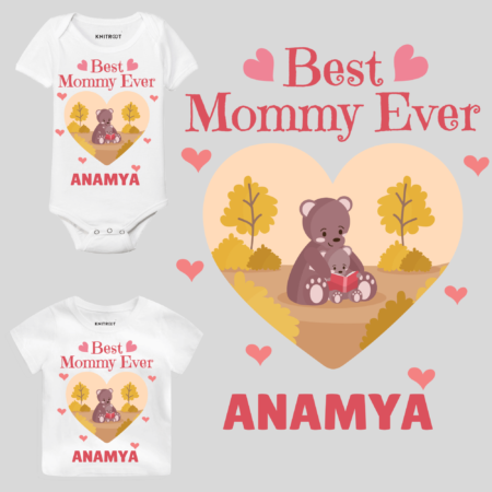 Personalized Mother's Day baby clothes