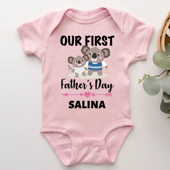 fathers day baby onesie