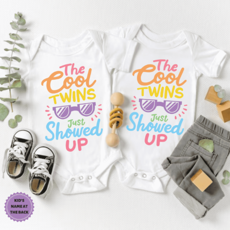 Twins Baby Gifts -- If You Think I'm Cute Matching T-shirts or Bodysuits –  Size Preemie to Youth 14--Twins coming home outfit | Pretty's Bowtique