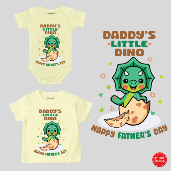 Personalized Father's Day onesies