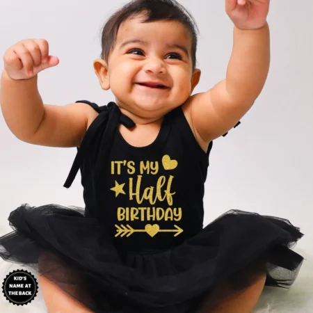 It's My Half Birthday Tutu Onesie Outfit