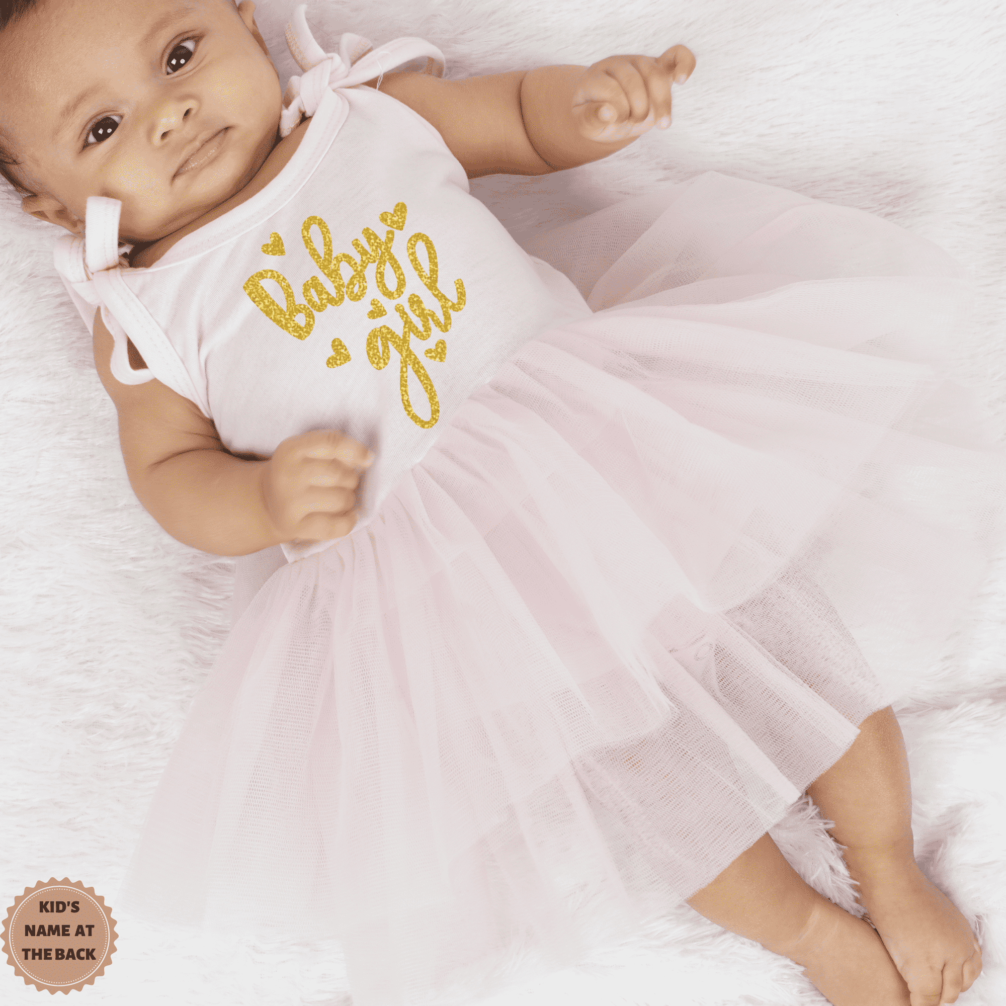 White Flower Girl Tutu Dress-Wedding Dress Pageant Dress Toddler Dress –  MALIBULI & Co.