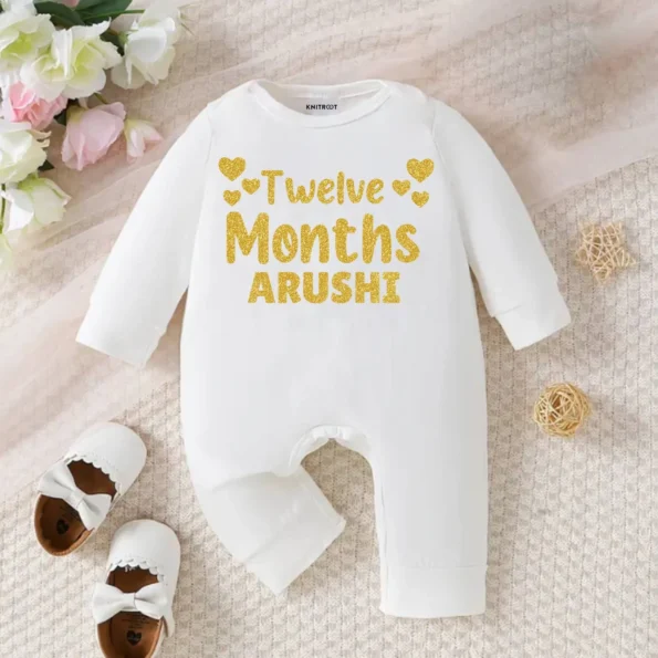 Twelve Months Jumpsuit Newborn Dress Clothes