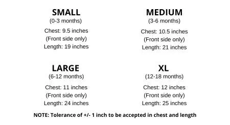 Limelight Size Chart