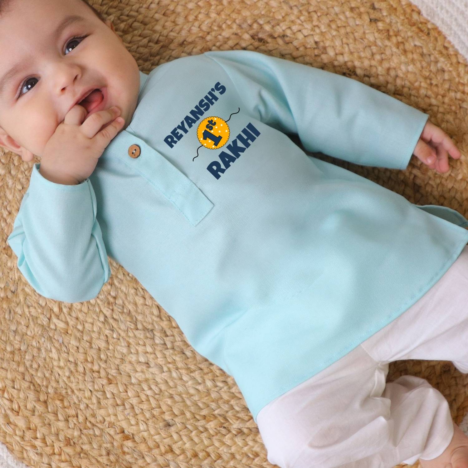 Newborn baby hot sale boy kurta