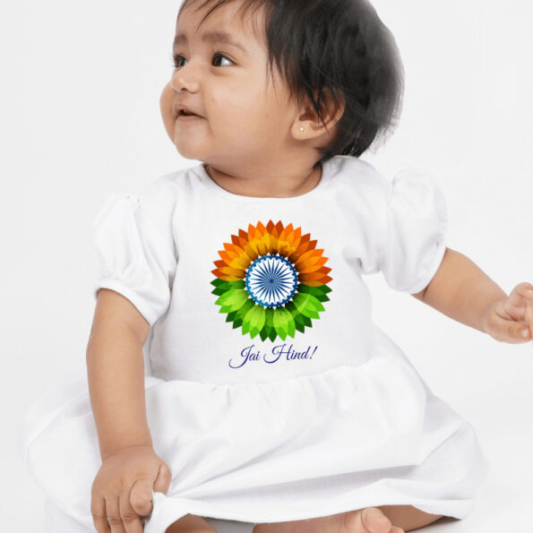 Jai Hind Frock for Girls