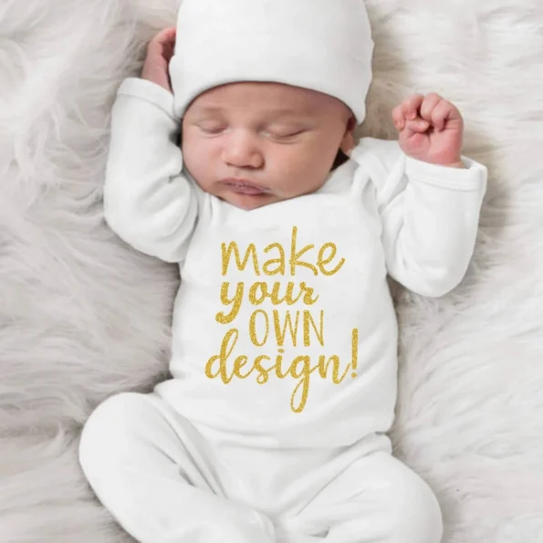 white baby jumpsuit