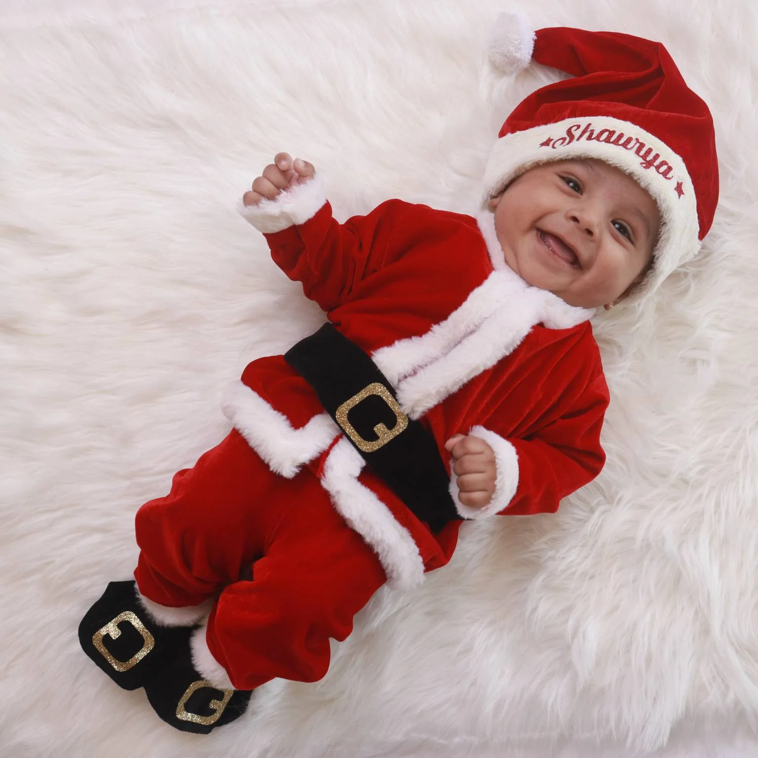 Buy Own Box Wool Santa Claus Dress for New Born Baby Girl & Baby Boy,  Christmas Costume Dress (Size-0), (Unisex, Red, Age 0 to 6 Months) Online  at Low Prices in India -