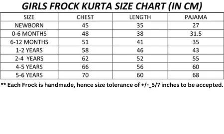 Size Chart 1 2