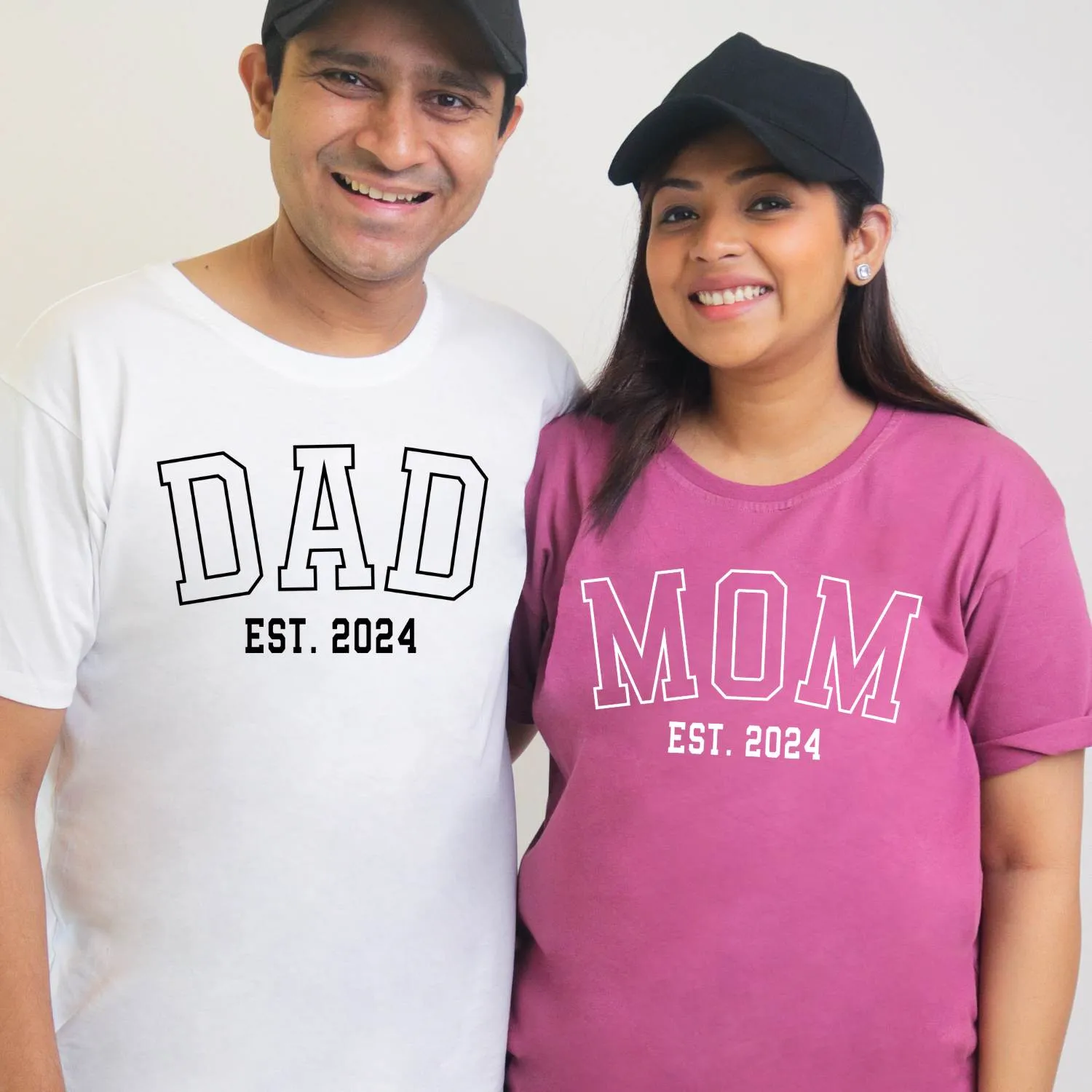 Mom And Dad Combo T-shirt - KNITROOT