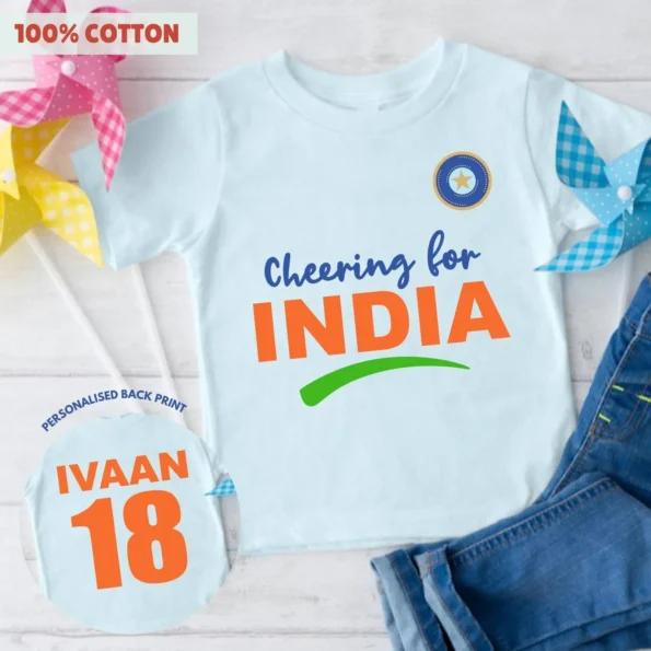 Cheering For India T-shirt