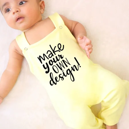 Yellow Fully Customized Dungaree