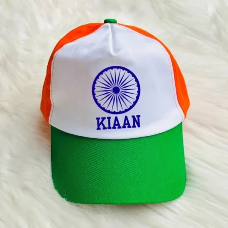 Ashok Chakra Tricolor Cap