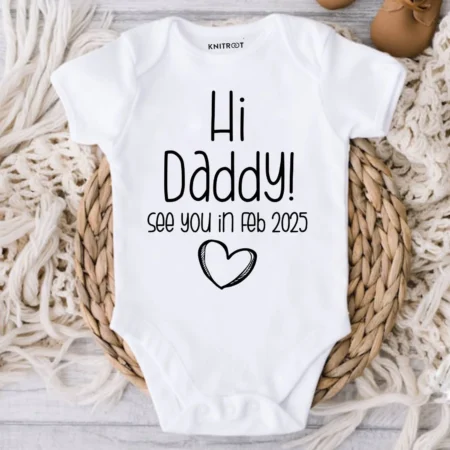 Hi Daddy onesie