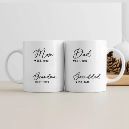 Mom (Grandma)& Dad (Granddad) Mug Combo