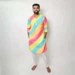 Multi Color Bandhani Print Outfits for Adults