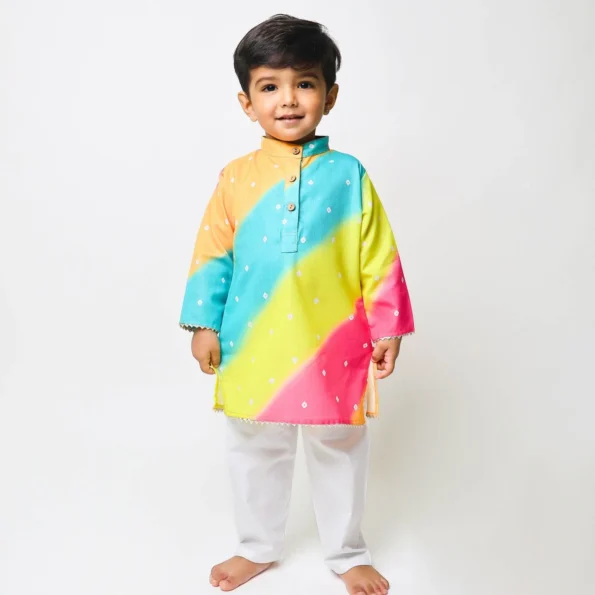 bandhani kurta pajama