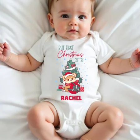 But First Christmas Gifts Tshirt and Onesie for Baby
