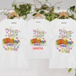 First Family Holi Combo (Mama, Papa & Baby) Outfit