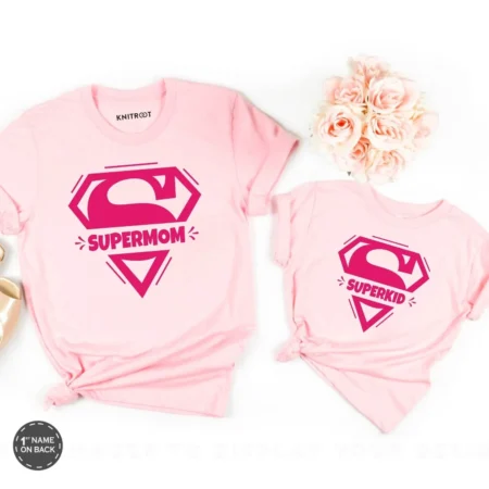 Super Mom & Super Kid T-shirt Combo